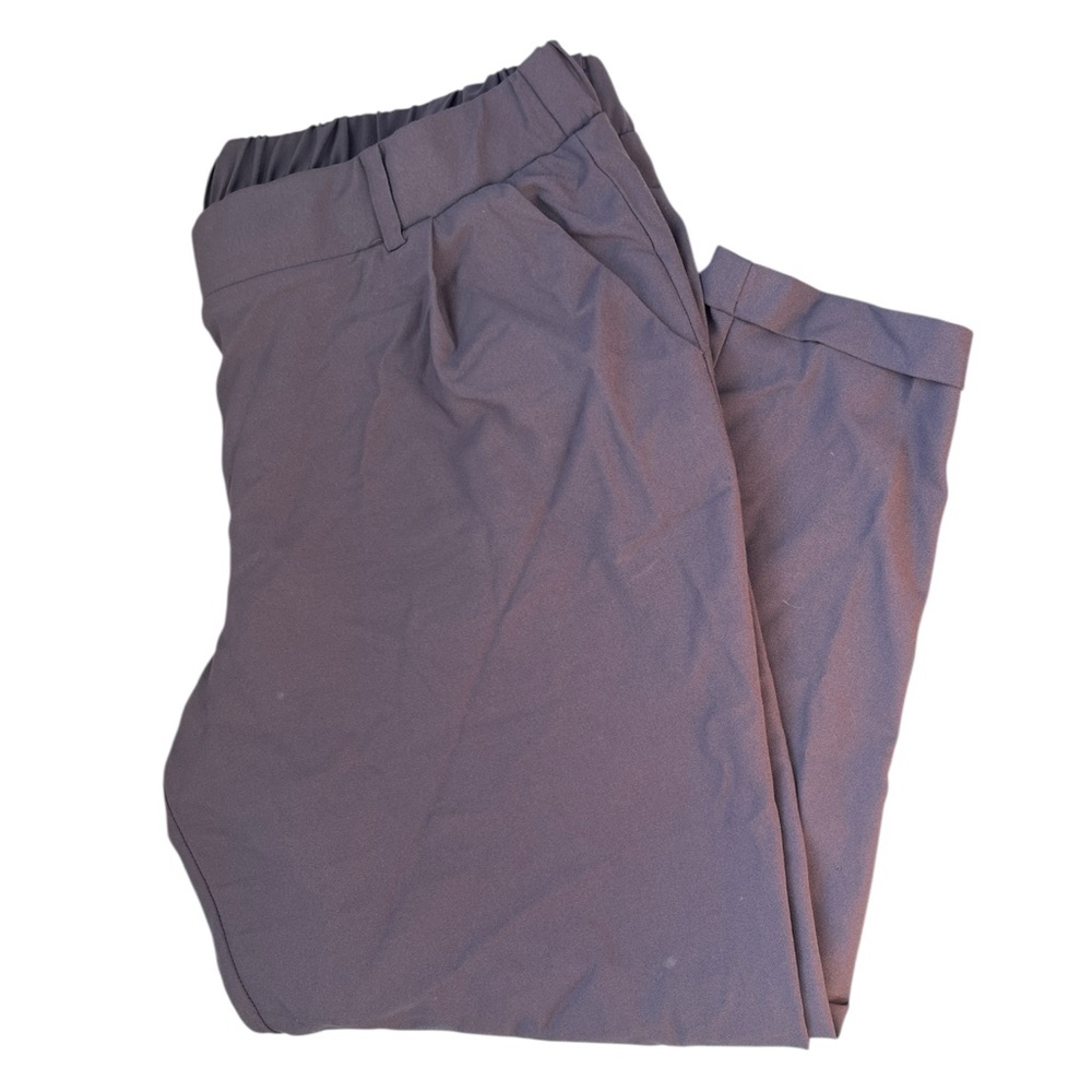 Torrid High Rise Dress Pants Gray Cuffed Office Work Lightweight Plus Size 2X